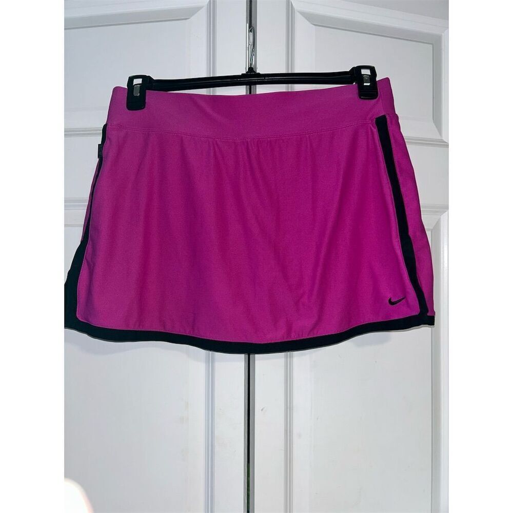 Nike Women's Magenta Skort Size M Dri-FIT Tennis Short Skirt